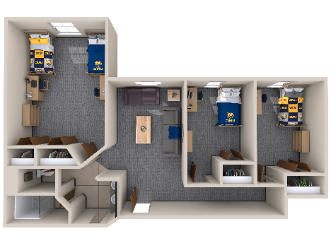 South Hall floorplan